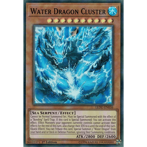 Water Dragon Cluster - LEDU-EN036 - Super Rare