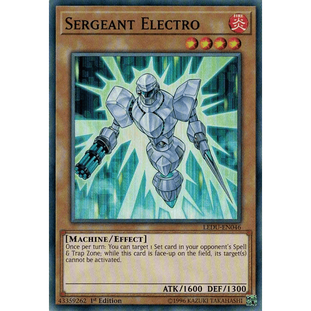 Sergeant Electro - LEDU-EN046 - Common