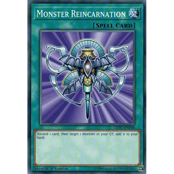Monster Reincarnation - LEDU-EN048 - Common
