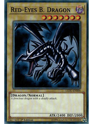 Red-Eyes B. Dragon - LEDU-EN000 - Common 