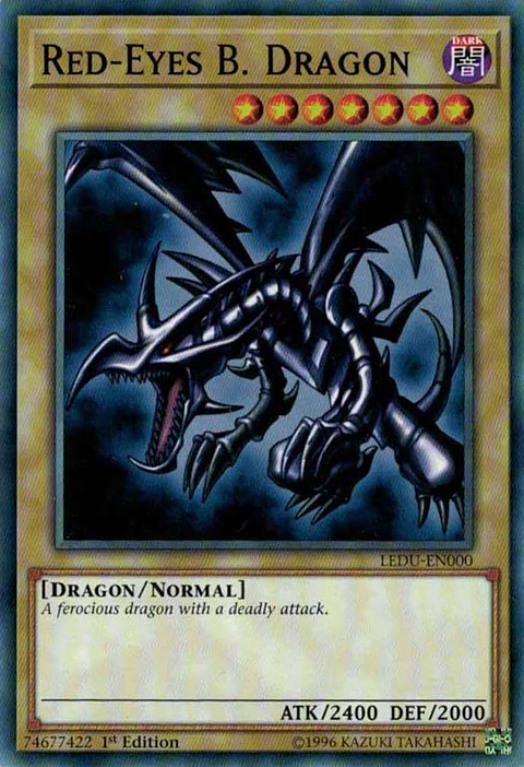 Red-Eyes B. Dragon - LEDU-EN000 - Common 