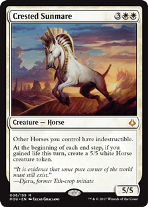 Crested Sunmare - HOU
