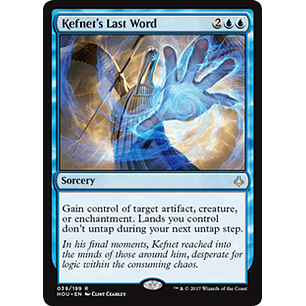 Kefnet's Last Word - HOU