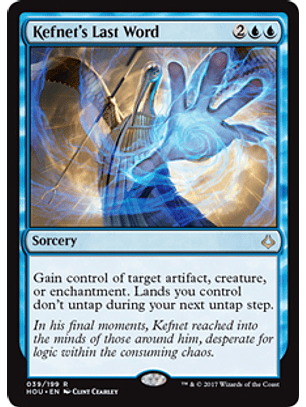 Kefnet's Last Word - HOU