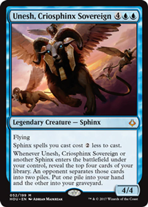 Unesh, Criosphinx Sovereign - HOU