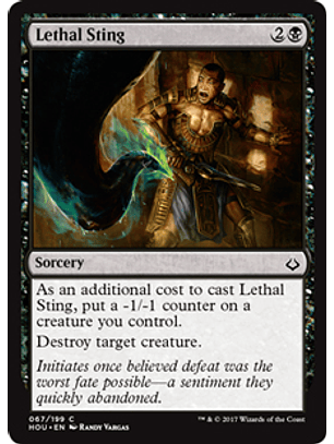 Lethal Sting - HOU - C 