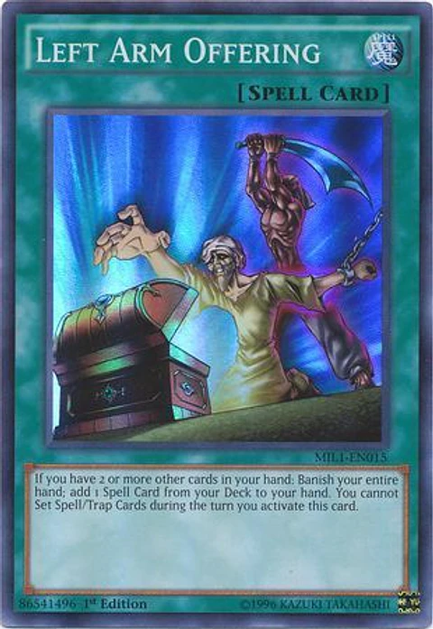 Left Arm Offering - MIL1-EN015 - Super Rare