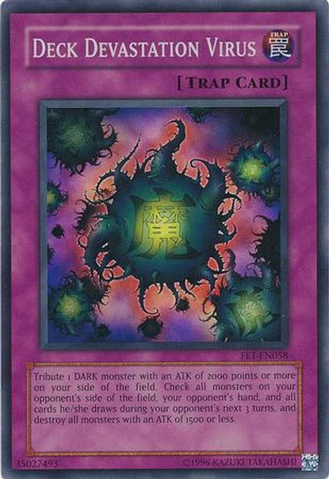 Deck Devastation Virus - FET-EN058 - Super Rare (jugado)