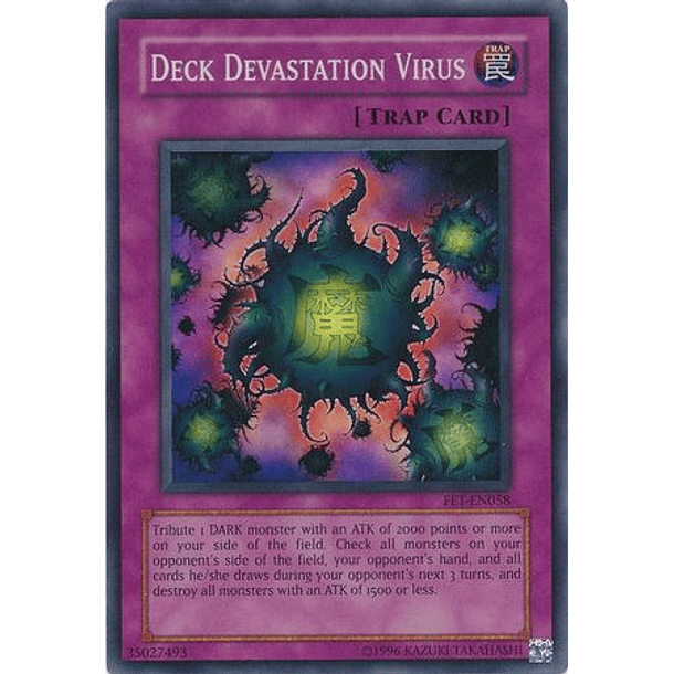 Deck Devastation Virus - FET-EN058 - Super Rare (jugado)
