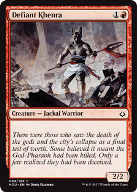 Defiant Khenra - HOU - C 