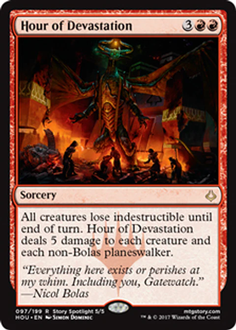 Hour of devastation - HOU