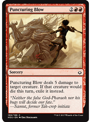 Puncturing Blow - HOU - C 