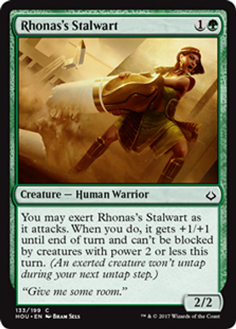Rhonas's Stalwart - HOU - C 