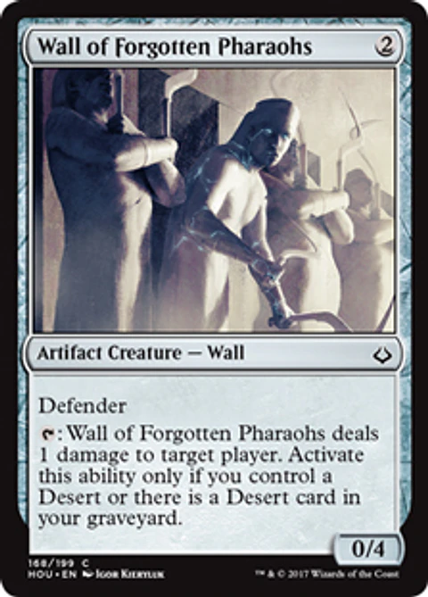 Wall of Forgotten Pharaohs - HOU - C 