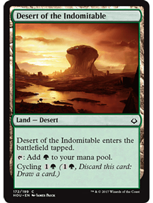Desert of the Indomitable - HOU - C
