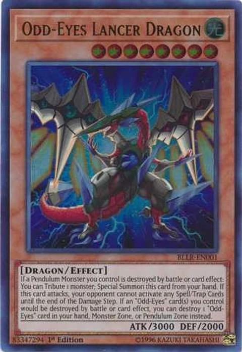 Odd-Eyes Lancer Dragon - BLLR-EN001 - Ultra Rare