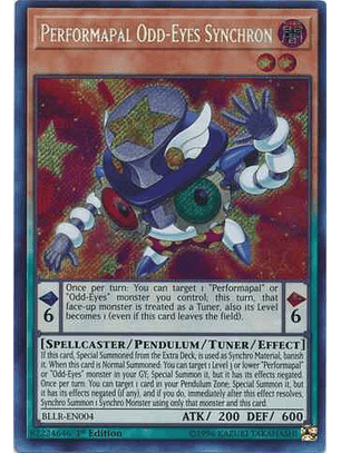 Performapal Odd-Eyes Synchron - BLLR-EN004 - Secret Rare