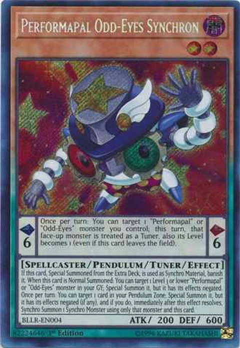 Performapal Odd-Eyes Synchron - BLLR-EN004 - Secret Rare