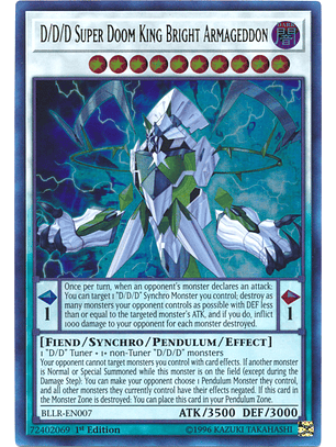 D/D/D Super Doom King Bright Armageddon - BLLR-EN007 - Ultra Rare