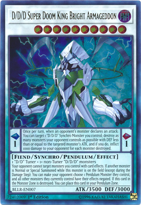 D/D/D Super Doom King Bright Armageddon - BLLR-EN007 - Ultra Rare