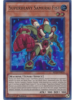 Superheavy Samurai Fist - BLLR-EN010 - Ultra Rare