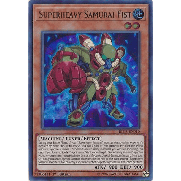 Superheavy Samurai Fist - BLLR-EN010 - Ultra Rare