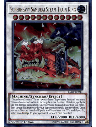 Superheavy Samurai Steam Train King - BLLR-EN011 - Ultra Rare 