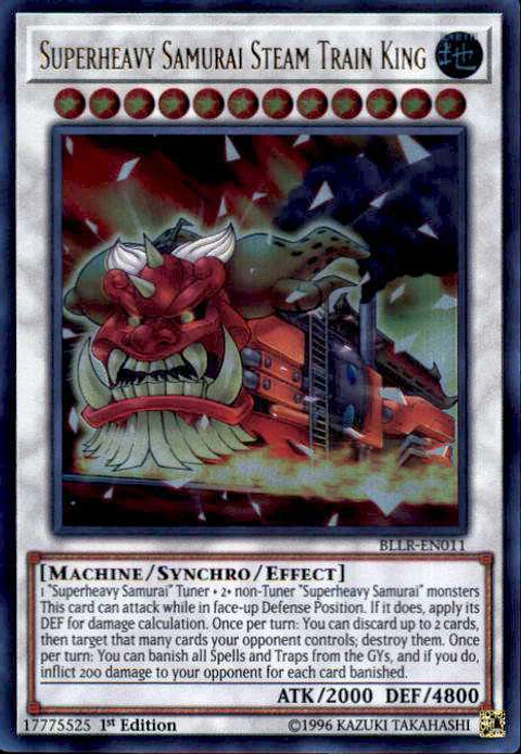 Superheavy Samurai Steam Train King - BLLR-EN011 - Ultra Rare 