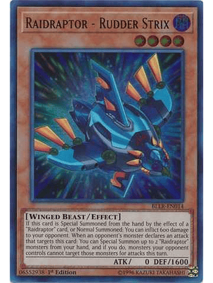 Raidraptor - Rudder Strix - BLLR-EN014 - Ultra Rare