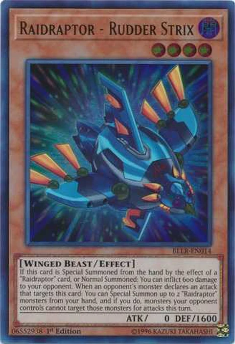 Raidraptor - Rudder Strix - BLLR-EN014 - Ultra Rare