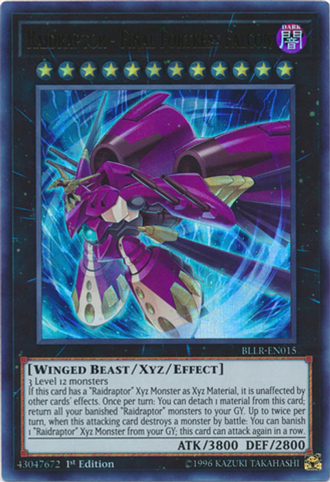 Raidraptor - Final Fortress Falcon - BLLR-EN015 - Ultra Rare