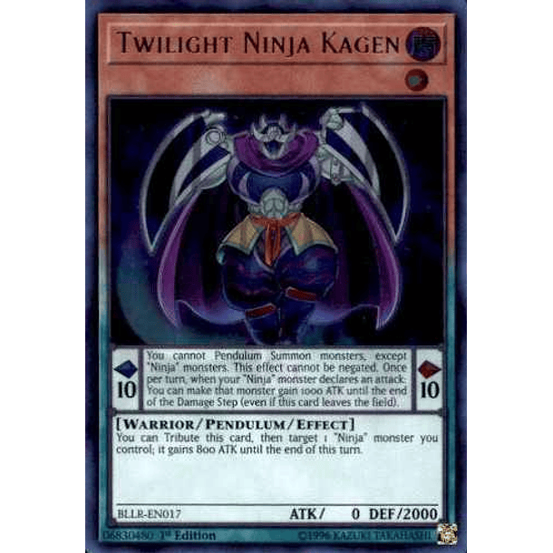 Twilight Ninja Kagen - BLLR-EN017 - Ultra Rare