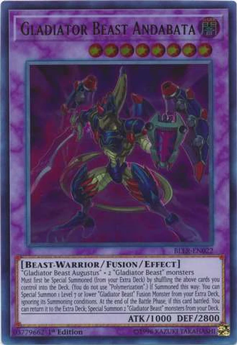 Gladiator Beast Andabata - BLLR-EN022 - Ultra Rare