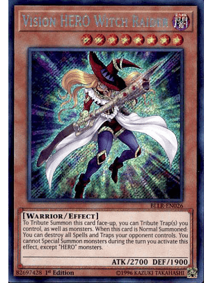 Vision HERO Witch Raider - BLLR-EN026 - Secret Rare