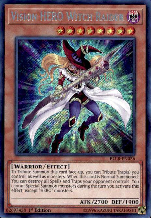 Vision HERO Witch Raider - BLLR-EN026 - Secret Rare