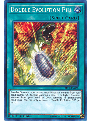 Double Evolution Pill - BLLR-EN028 - Secret Rare 