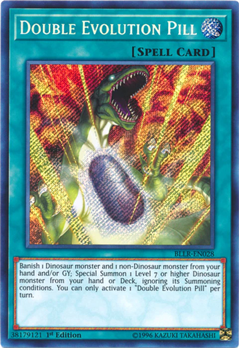 Double Evolution Pill - BLLR-EN028 - Secret Rare 