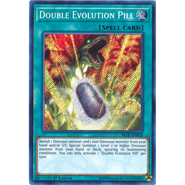 Double Evolution Pill - BLLR-EN028 - Secret Rare 