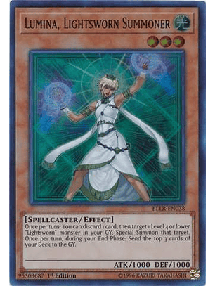 Lumina, Lightsworn Summoner - BLLR-EN038 - Ultra Rare