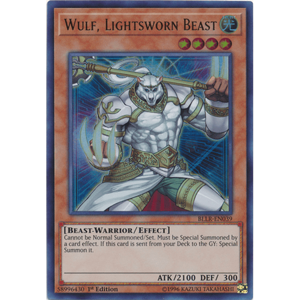Wulf, Lightsworn Beast - BLLR-EN039 - Ultra Rare