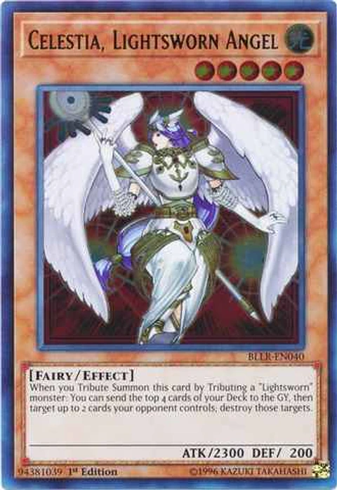 Celestia, Lightsworn Angel - BLLR-EN040 - Ultra Rare