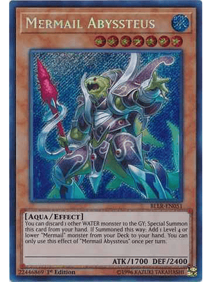 Mermail Abyssteus - BLLR-EN051 - Secret Rare