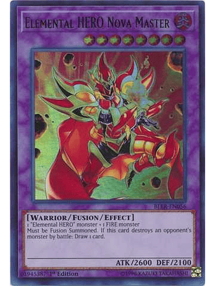 Elemental HERO Nova Master - BLLR-EN056 - Ultra Rare