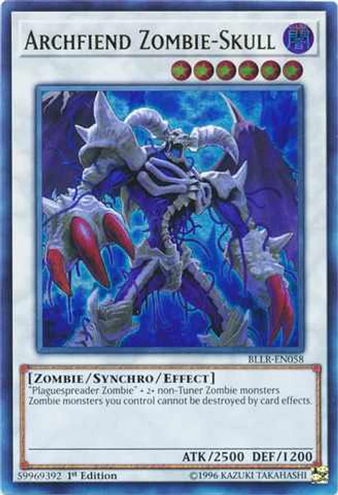 Archfiend Zombie-Skull - BLLR-EN058 - Ultra Rare