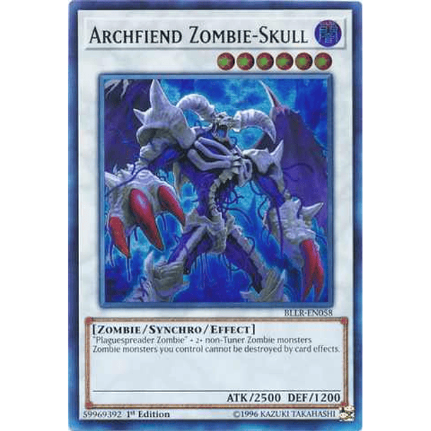 Archfiend Zombie-Skull - BLLR-EN058 - Ultra Rare