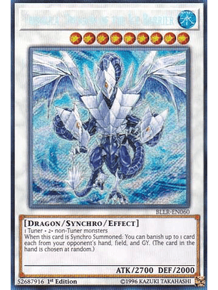 Trishula, Dragon of the Ice Barrier - BLLR-EN060 - Secret Rare 