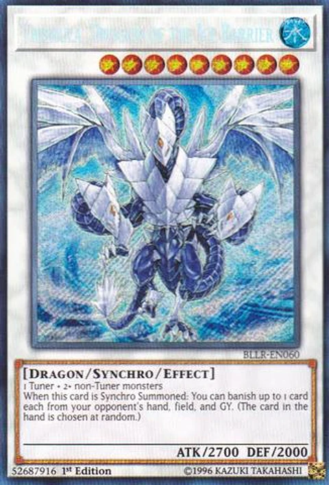 Trishula, Dragon of the Ice Barrier - BLLR-EN060 - Secret Rare 