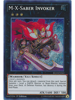 M-X-Saber Invoker - BLLR-EN063 - Secret Rare
