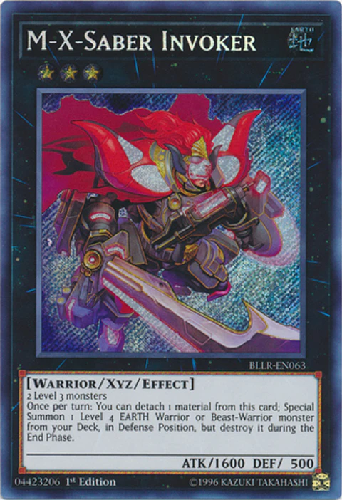 M-X-Saber Invoker - BLLR-EN063 - Secret Rare