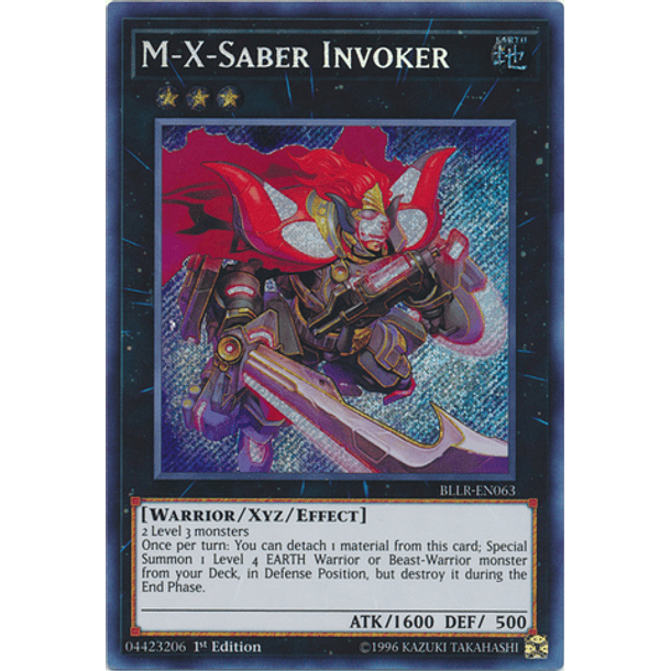 M-X-Saber Invoker - BLLR-EN063 - Secret Rare